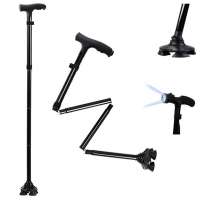 Saliekams spieķis ar lukturīti, 6 LED atbalstu 15250